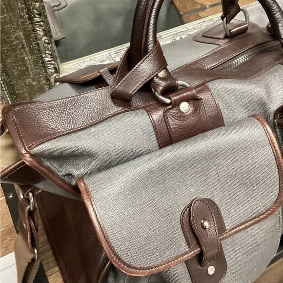 👜 Ghurka Express No. 2 Canvas & Leather Messenger Bag | USA Made - Picture 13 of 16